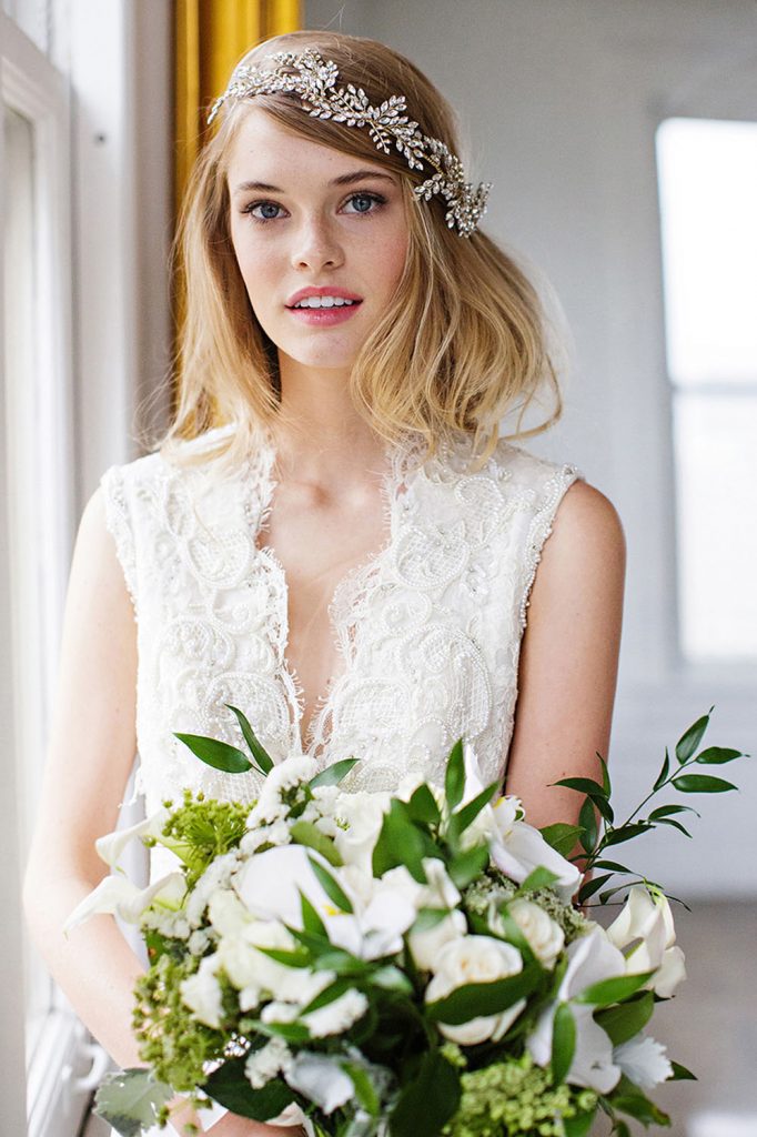 Wedding hair pieces london store