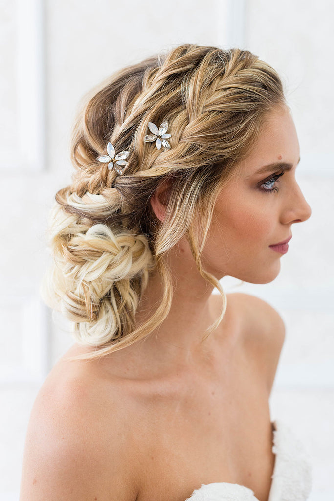 Brides & Hairpins CHRYSA PIN SET - STYLE 263 Bridal Hair Pins | Wedding Hair Pins at Cassandra Lynne main image 4