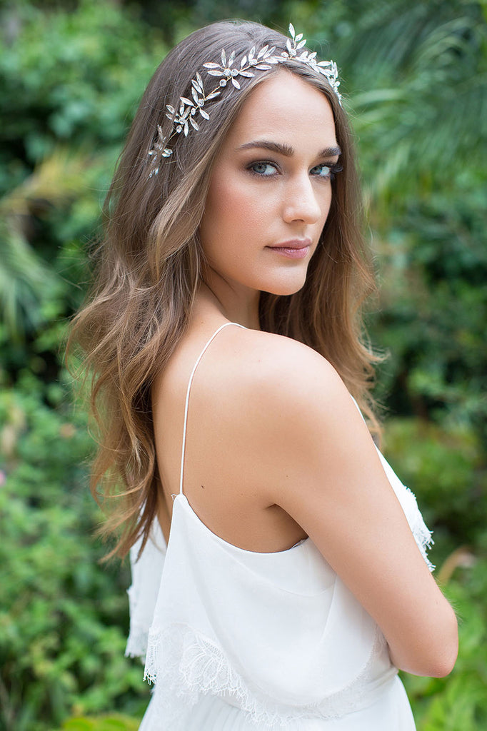 Wedding hair accessories halo top