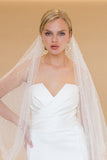 SOPHIA CHAPEL VEIL - WITH DENSE SCATTERED PEARLS THROUGHOUT