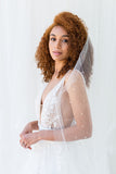ALORA CATHEDRAL VEIL - WITH SCATTERED PEARLS